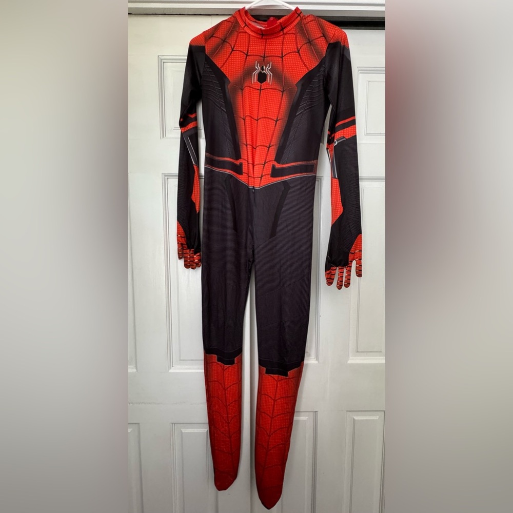 Spiderman costume jumpsuit. Kids size XXL